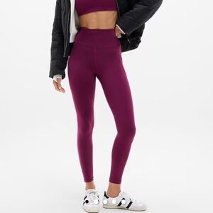 Athleta Salutation Stash High Rise Legging Plum